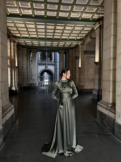 The Nasira dress green