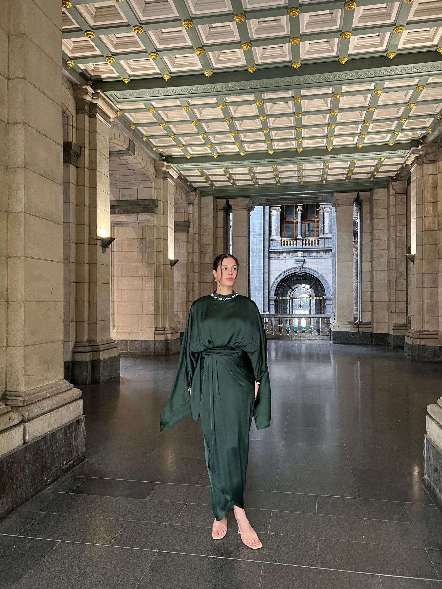 The Doa dress green