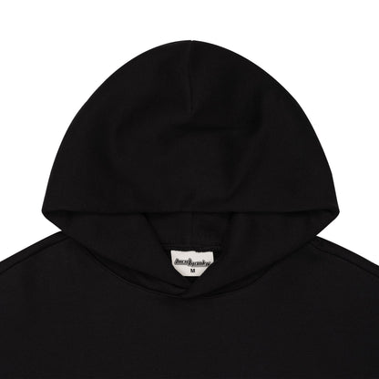 350 GSM 'Black' Fleece Hoodie