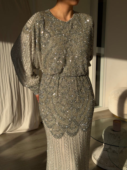 The Ceylan dress silver