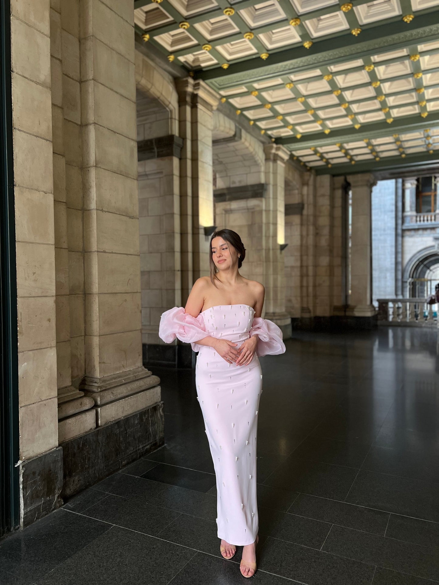 The Marilyn dress soft pink