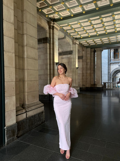 The Marilyn dress soft pink