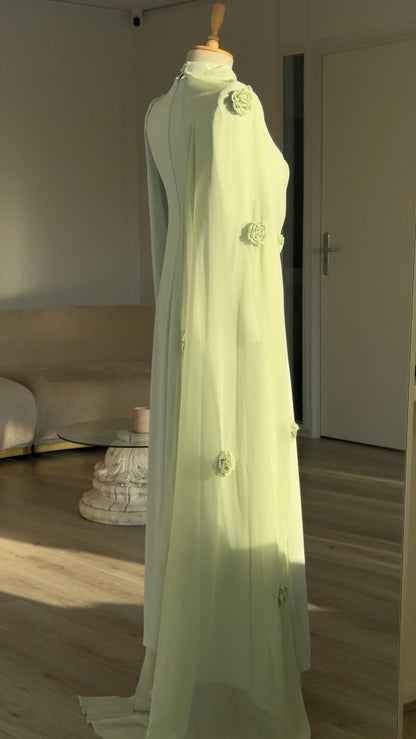 The Iris dress mint