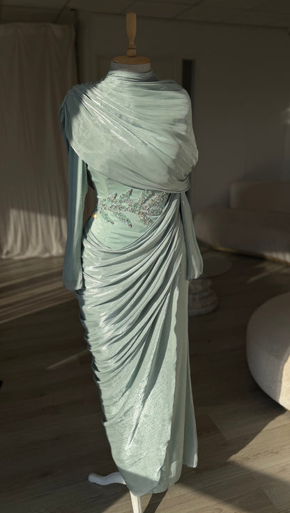 The Velora dress mint