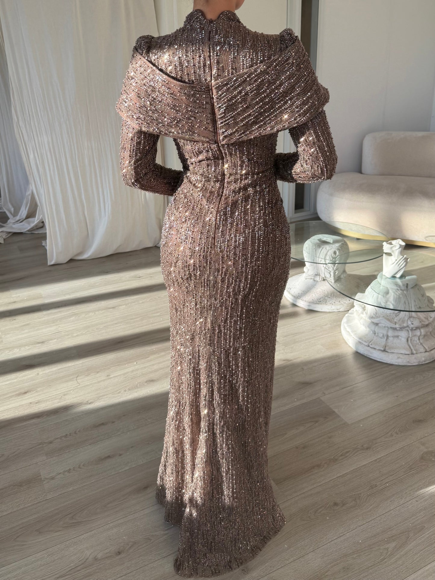 The Venor dress brown
