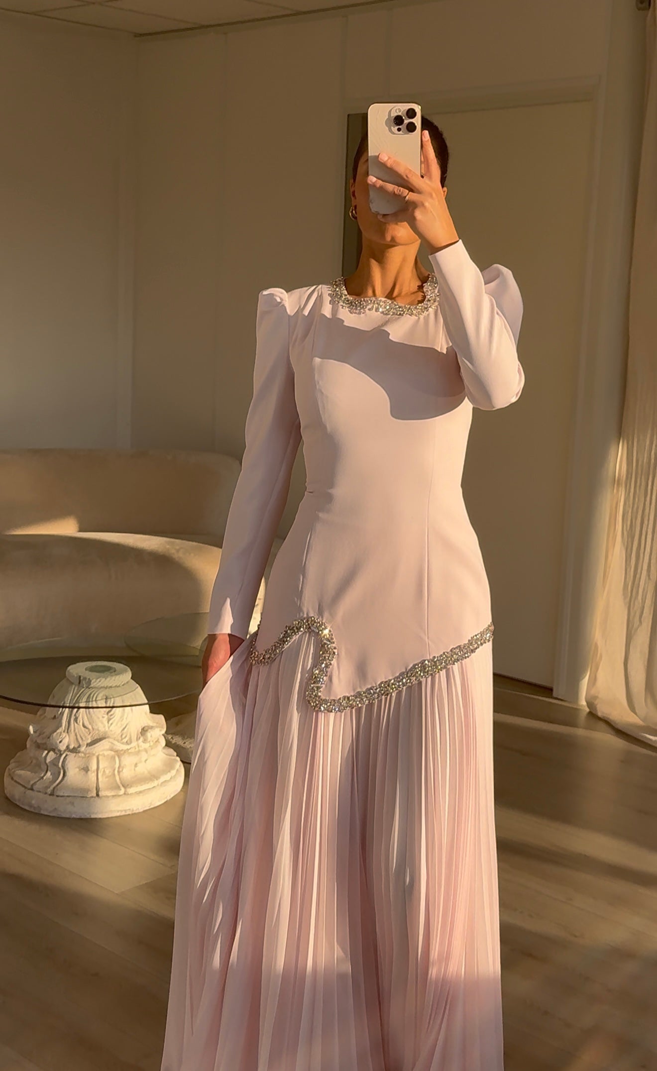 The Elyanna suit soft pink