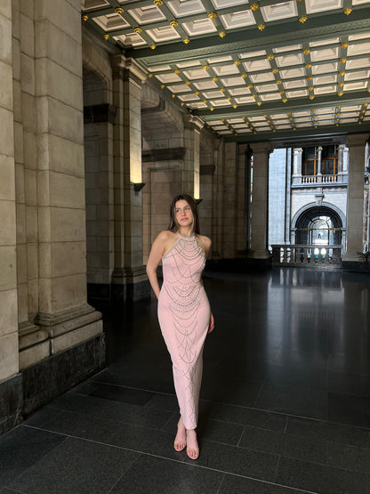 The Elf dress soft pink
