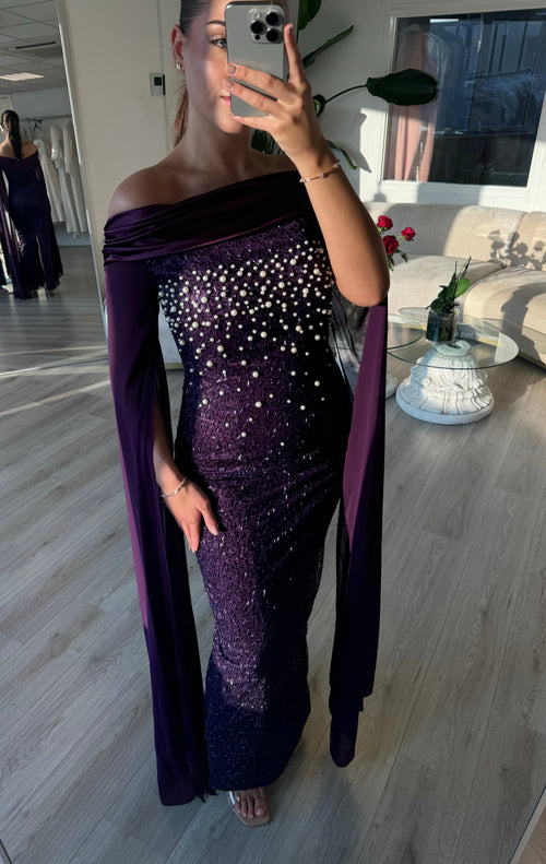 The Alvira dress purple