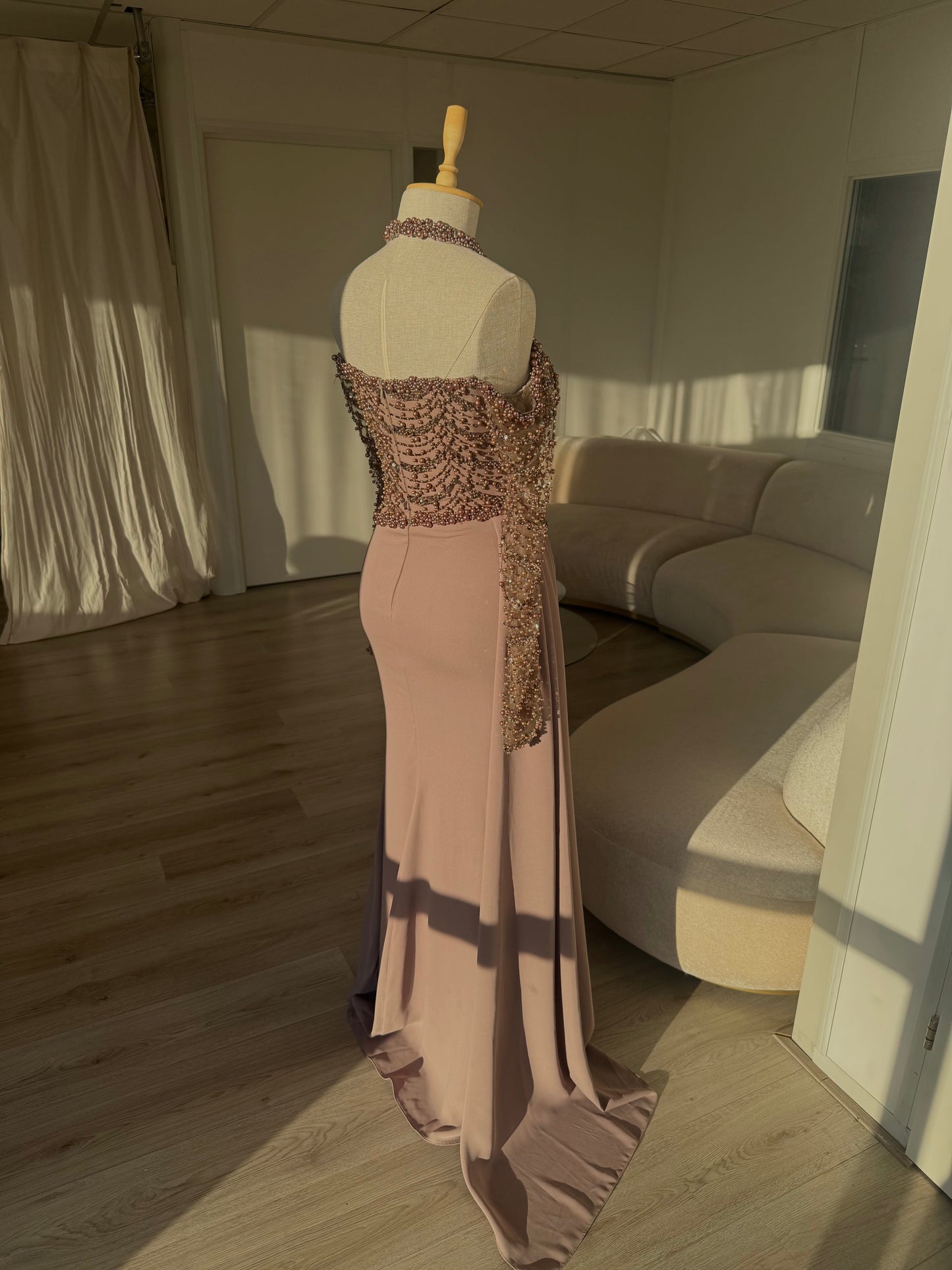 The Pearla dress brown