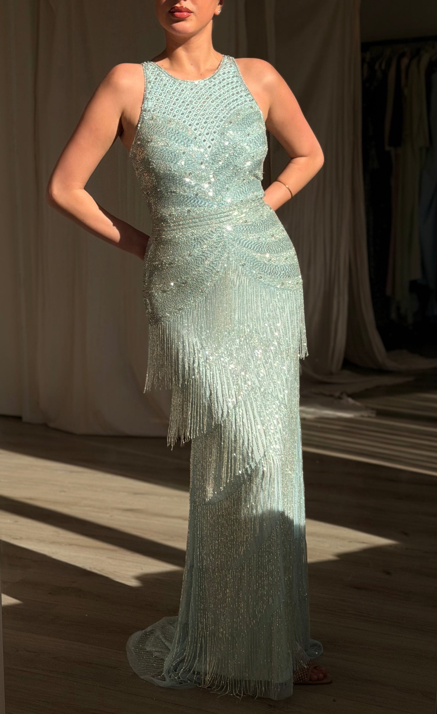 The Sela dress baby blue