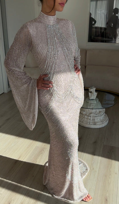 The Belise dress soft pink