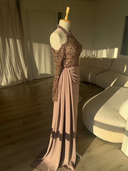 The Pearla dress brown