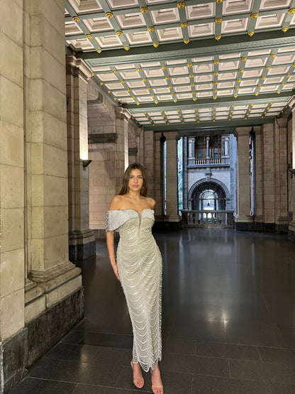 The Senne dress beige