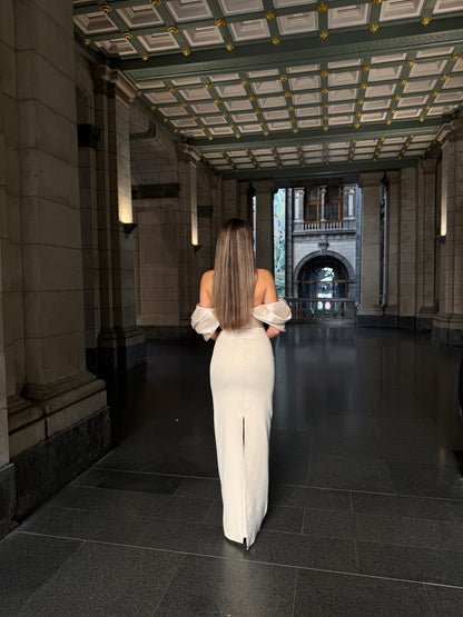 The Coco dress beige