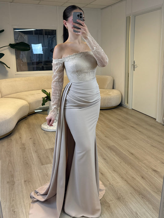 The Asmara dress beige