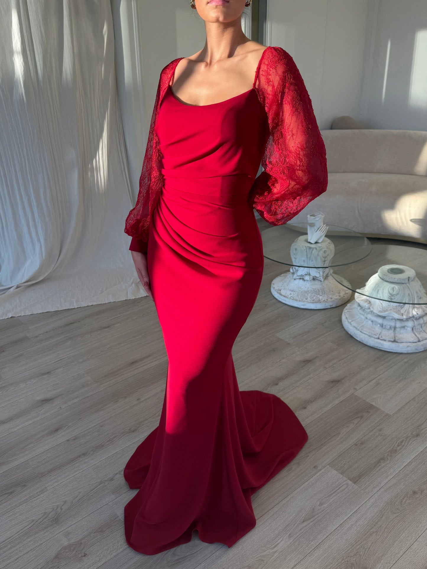 The Dilena dress red