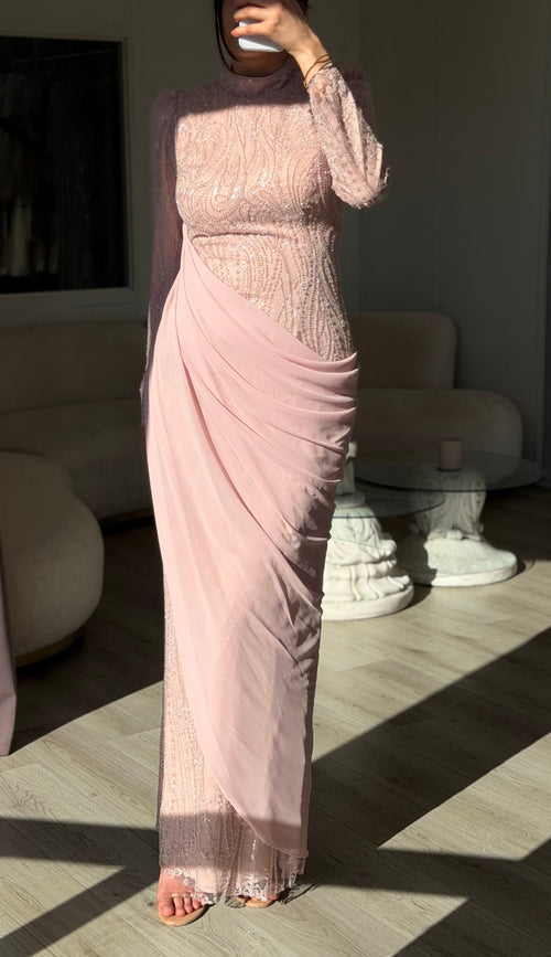 The Aysel dress soft pink