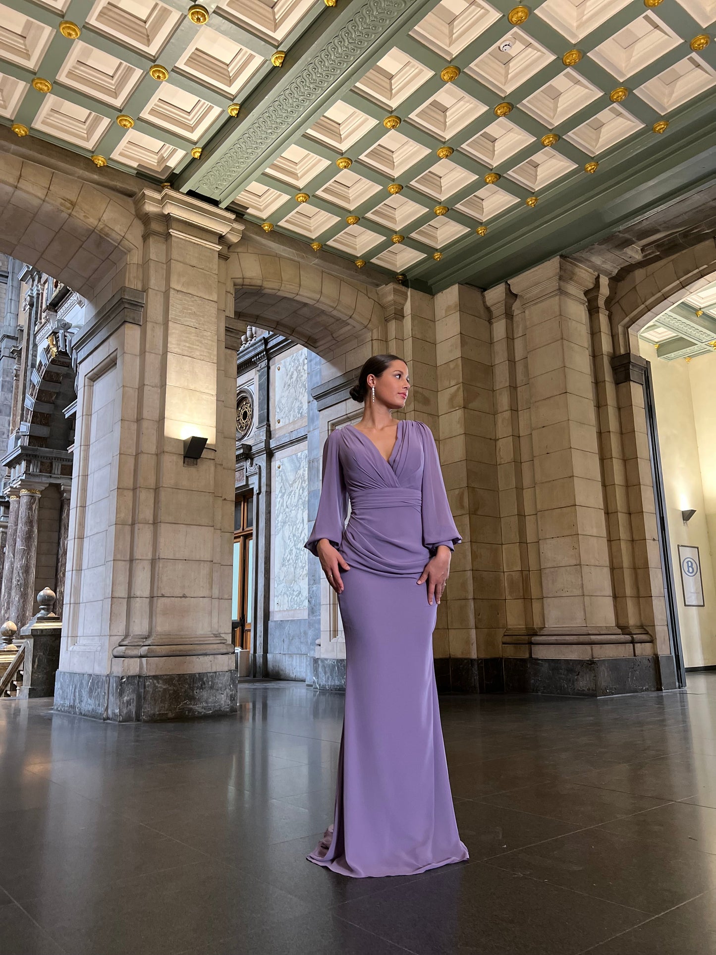 The Sevda dress lilac