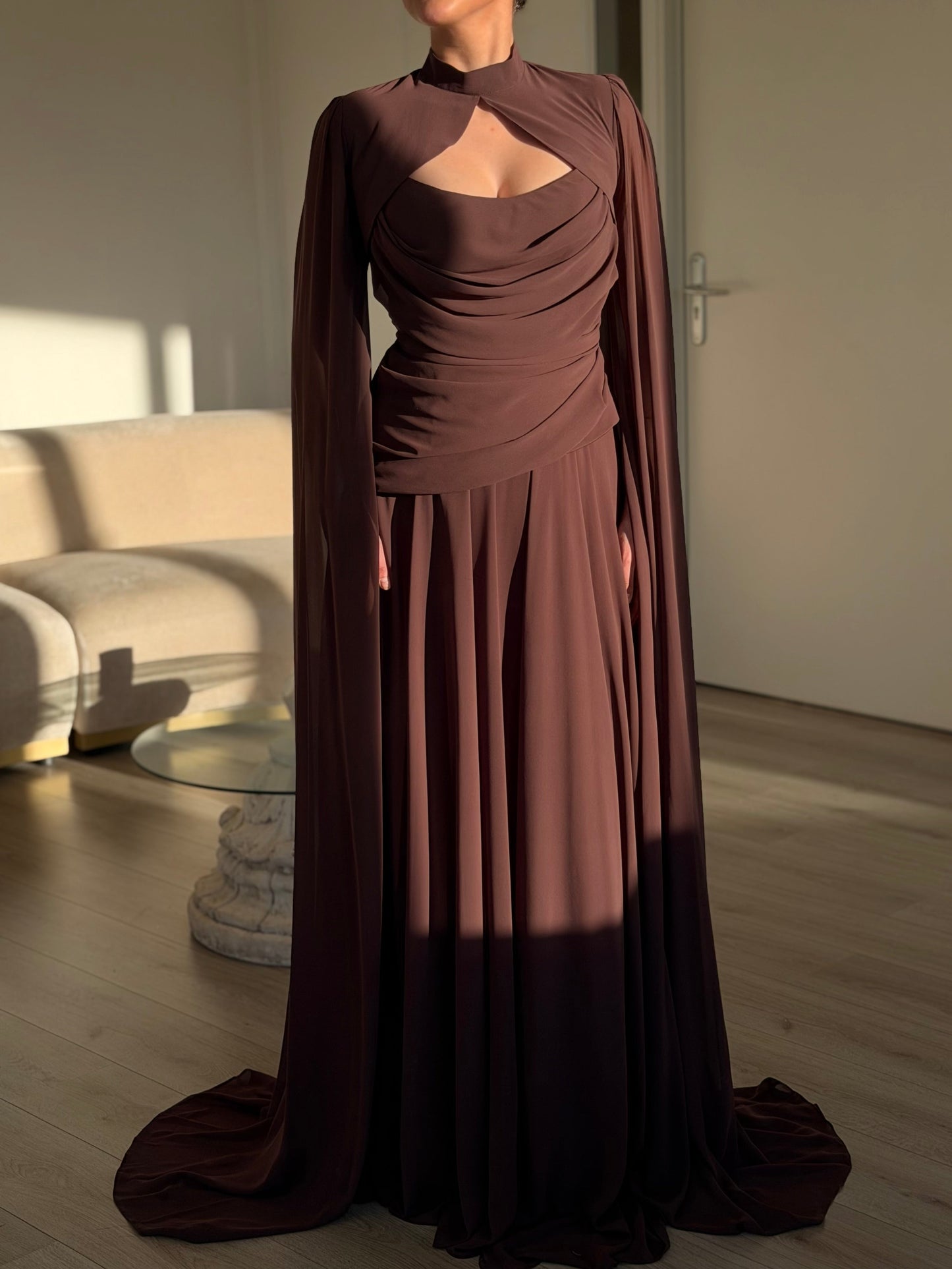 The Mislana dress brown