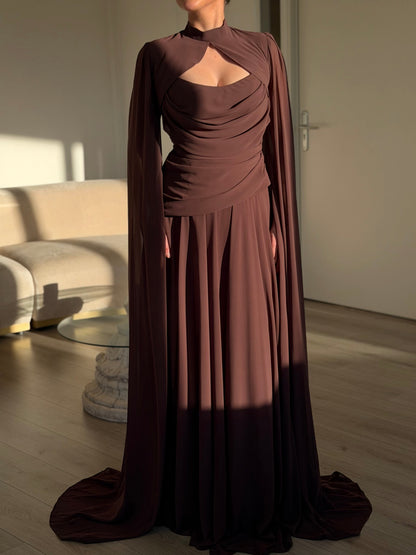 The Mislana dress brown