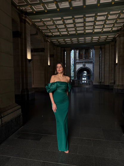 The Coco dress green