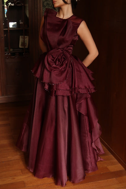 The Florence dress plum