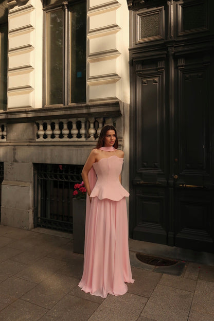 The Denola dress soft pink