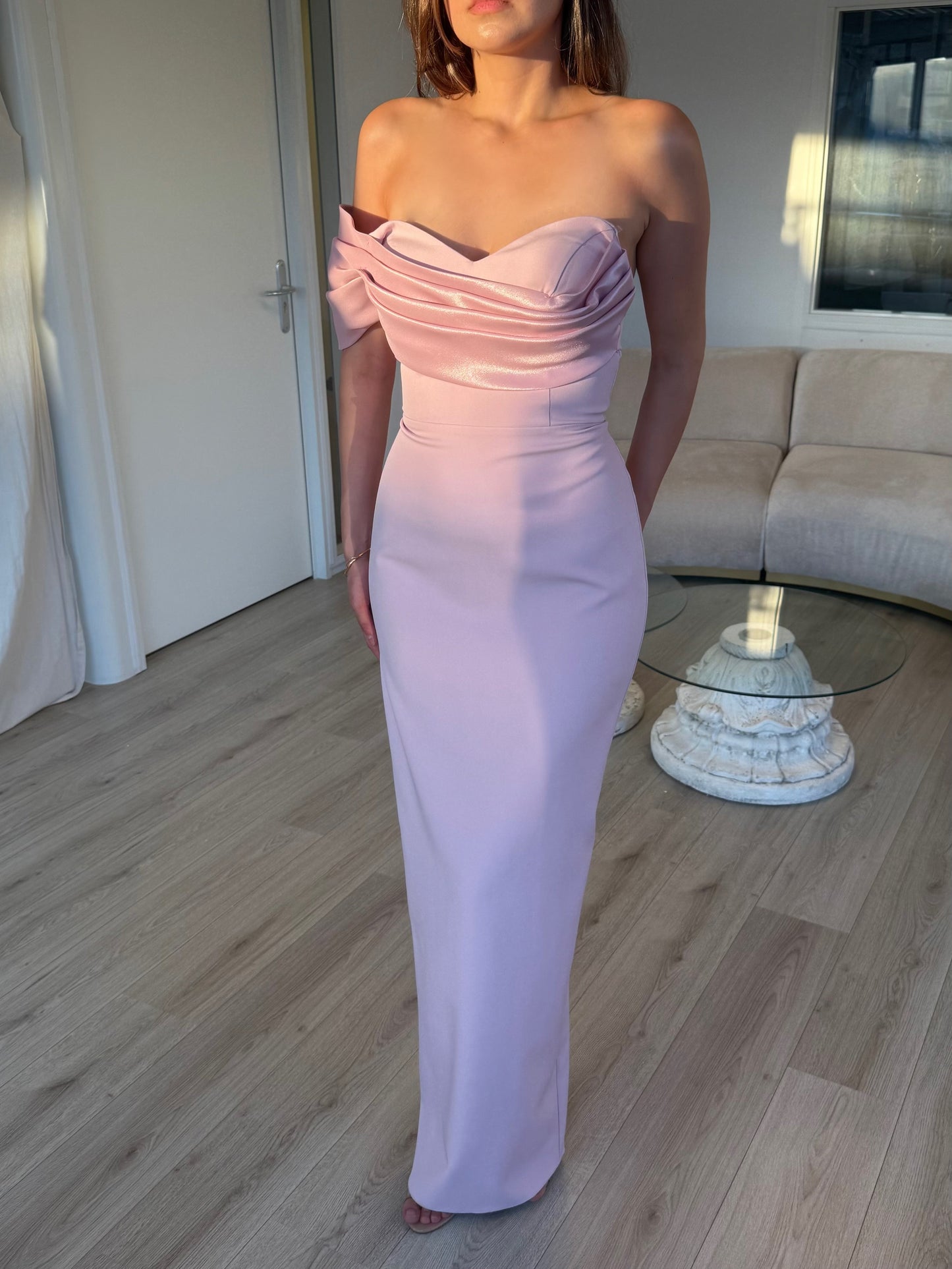 The Melodie dress soft pink