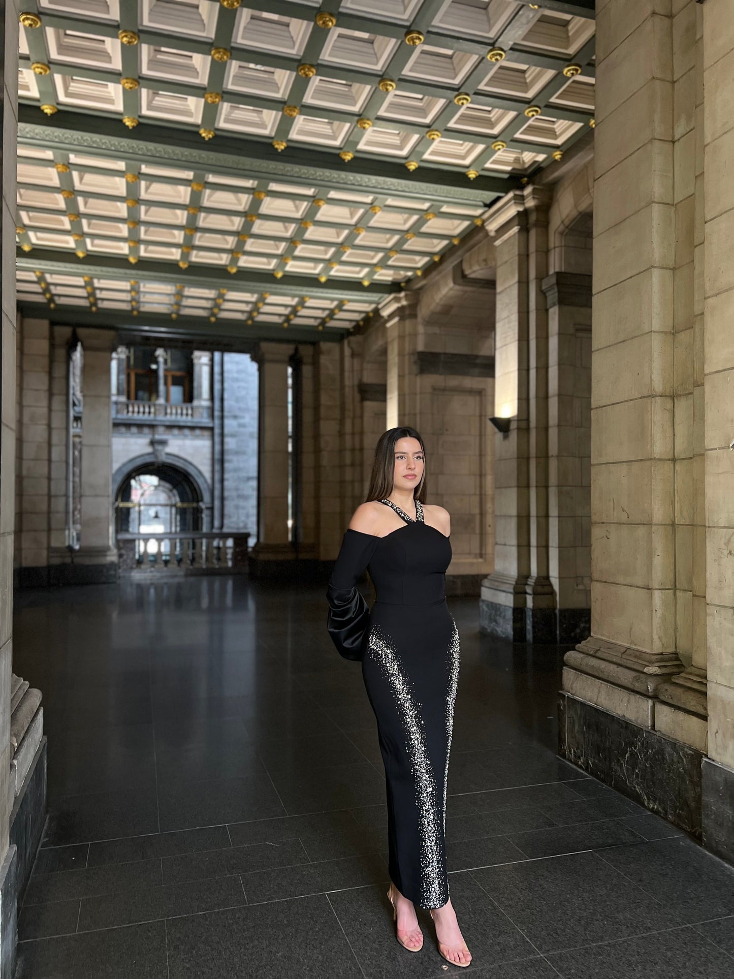 The Ayda dress black