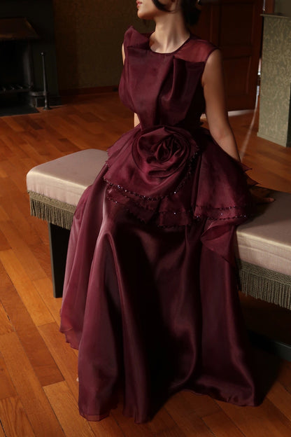 The Florence dress plum