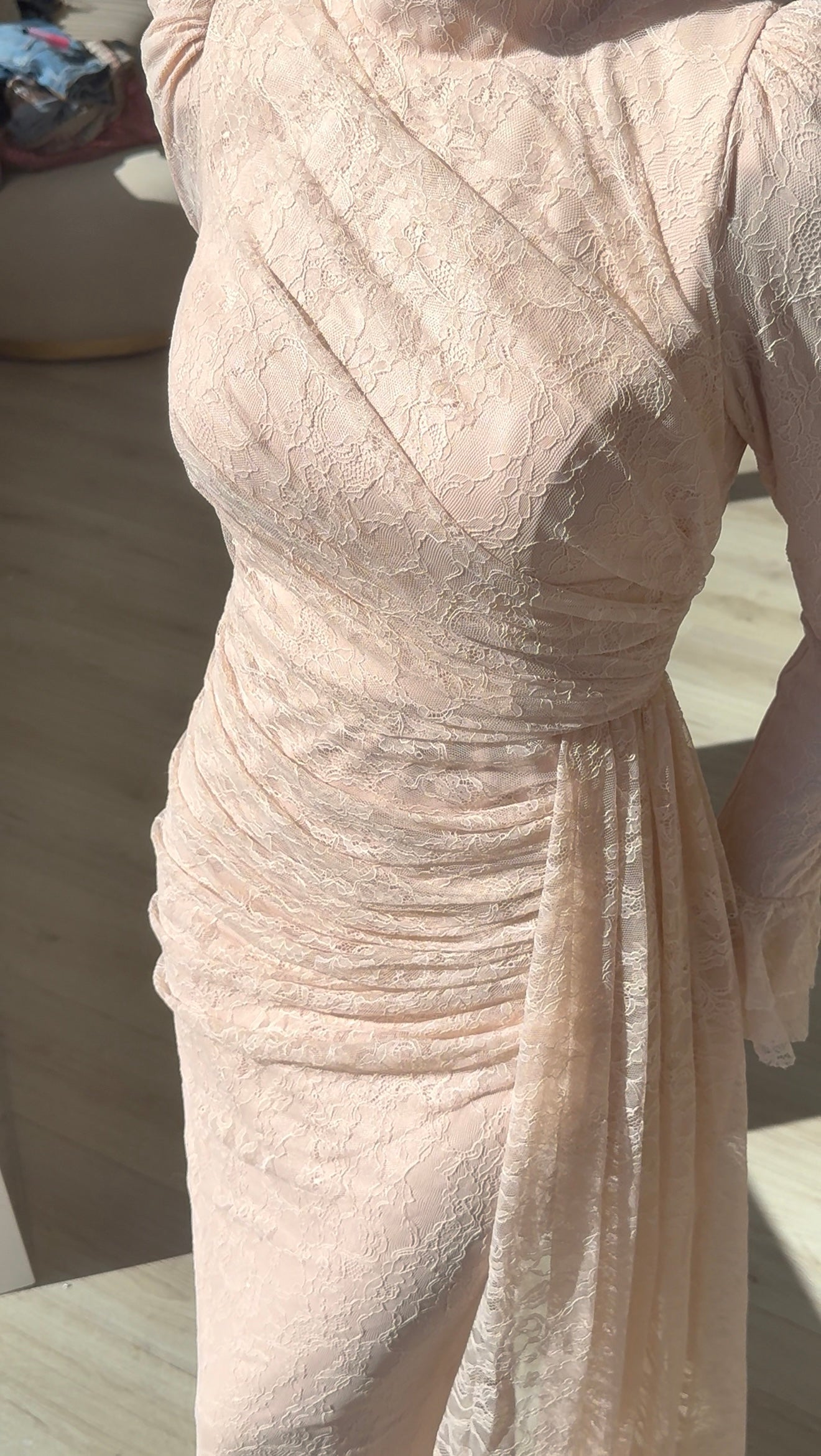 The Laciya dress soft pink