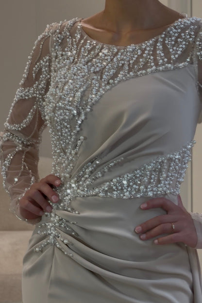 The Nevra dress beige
