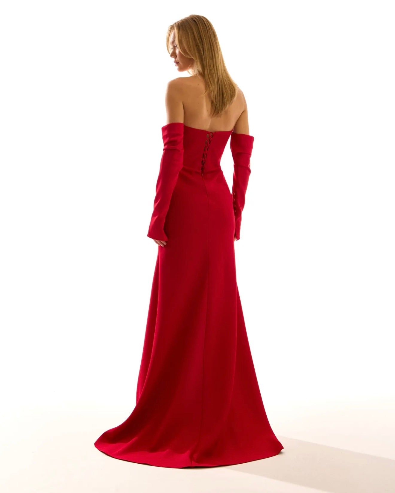 The Stella dress red