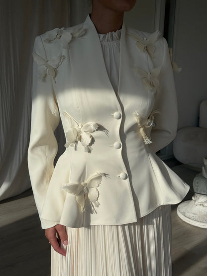 The Butterfly suit ivory
