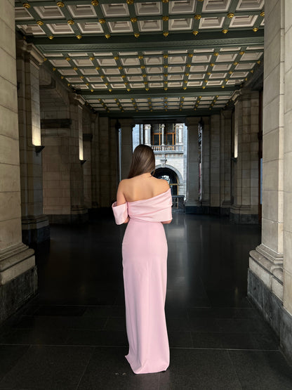 The Dilara dress soft pink