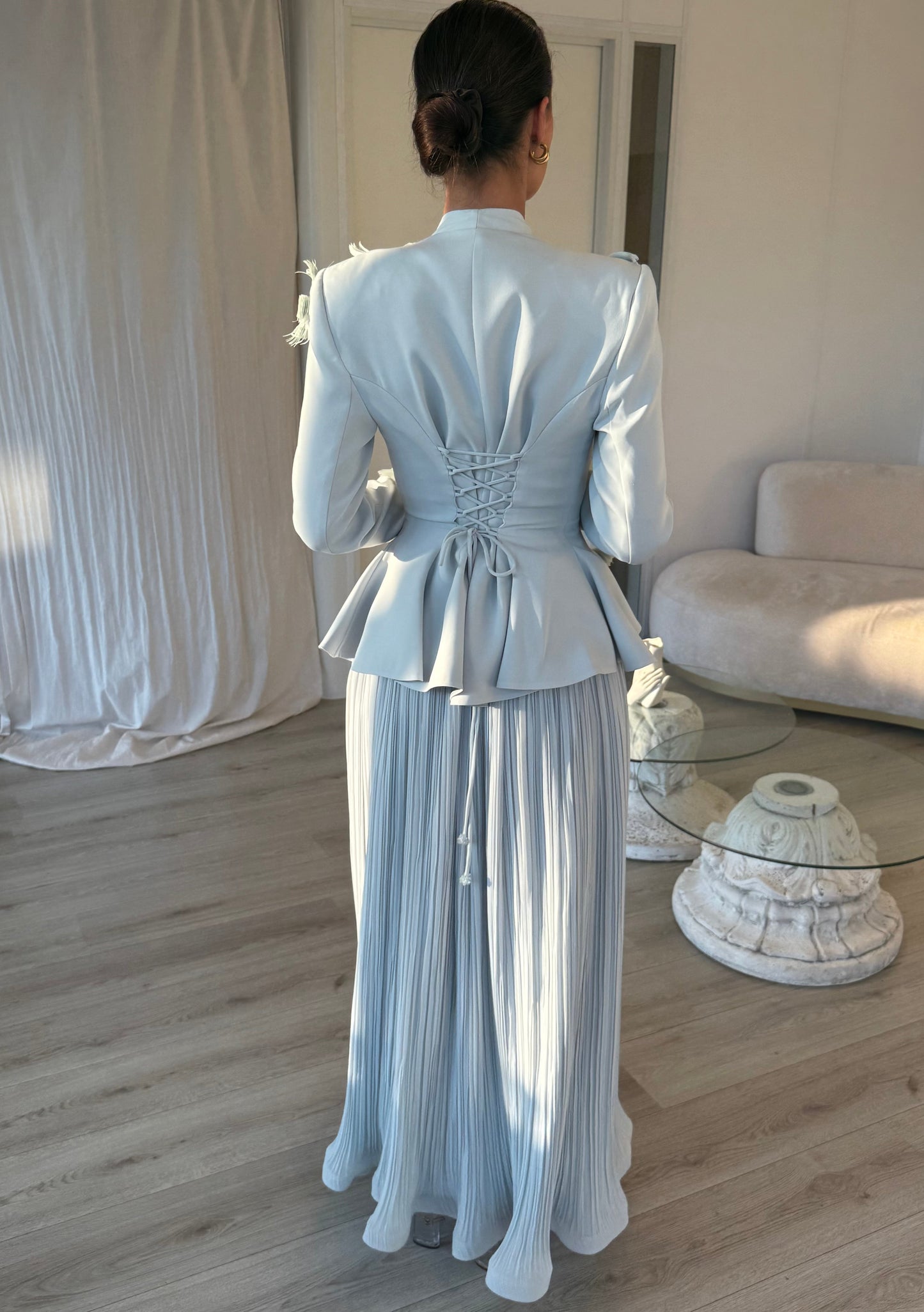 The Marie-Stella suit mint