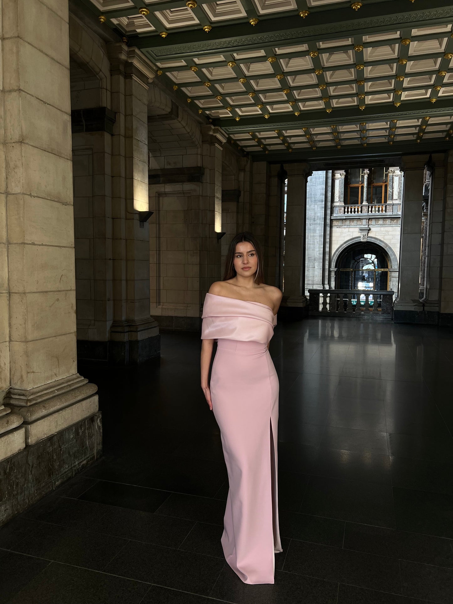 The Dilara dress soft pink