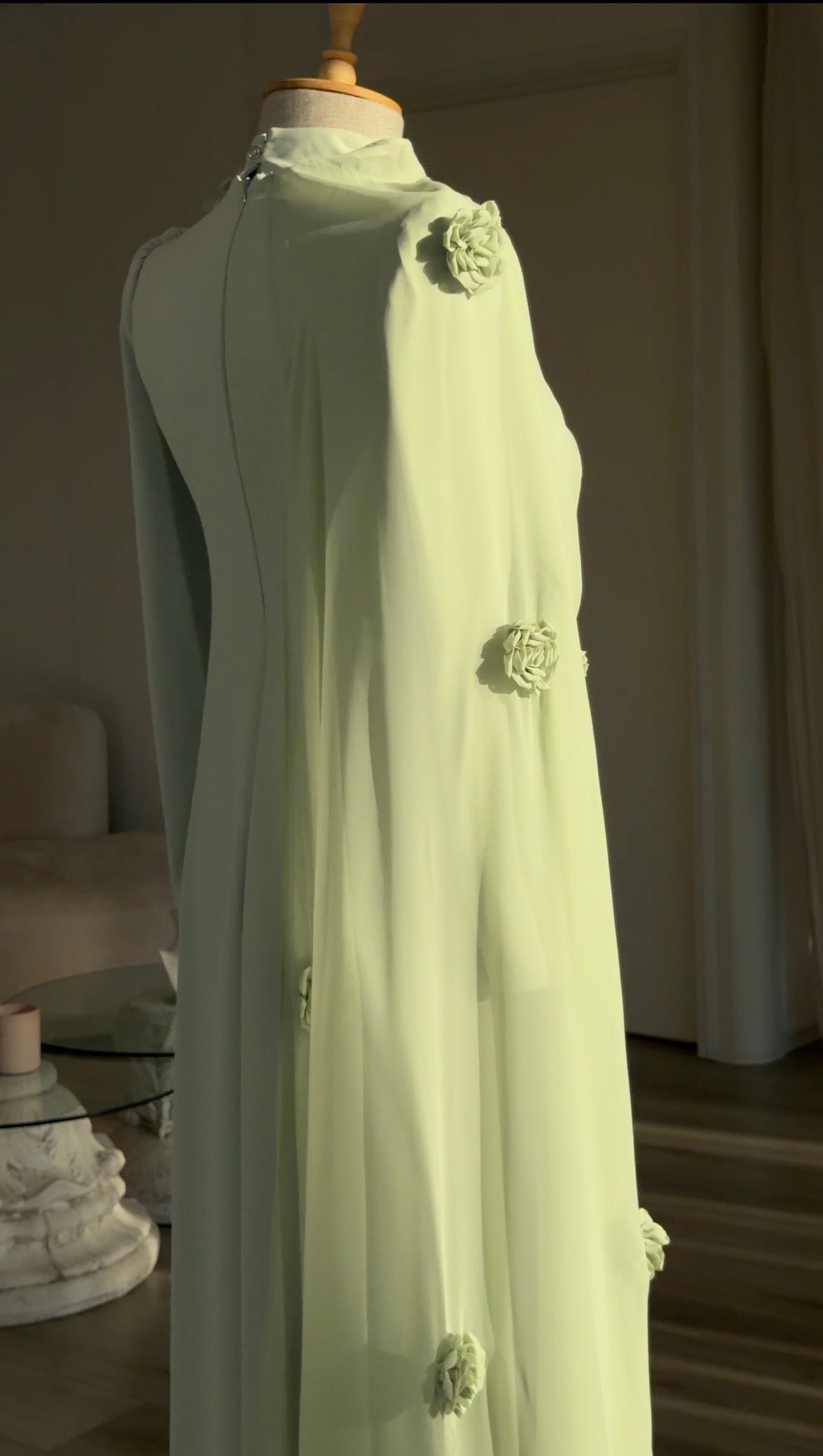 The Iris dress mint