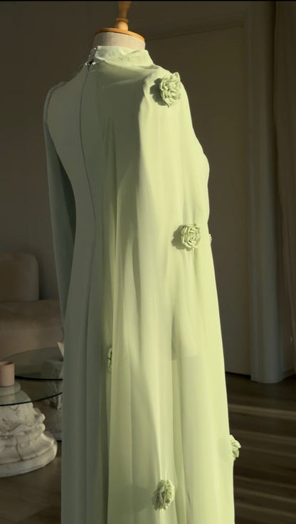 The Iris dress mint