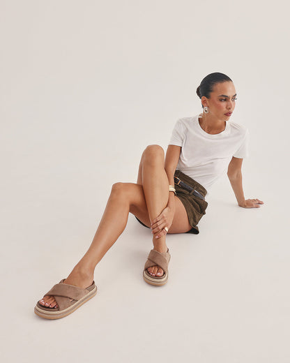 ARABEL - FAWN SUEDE