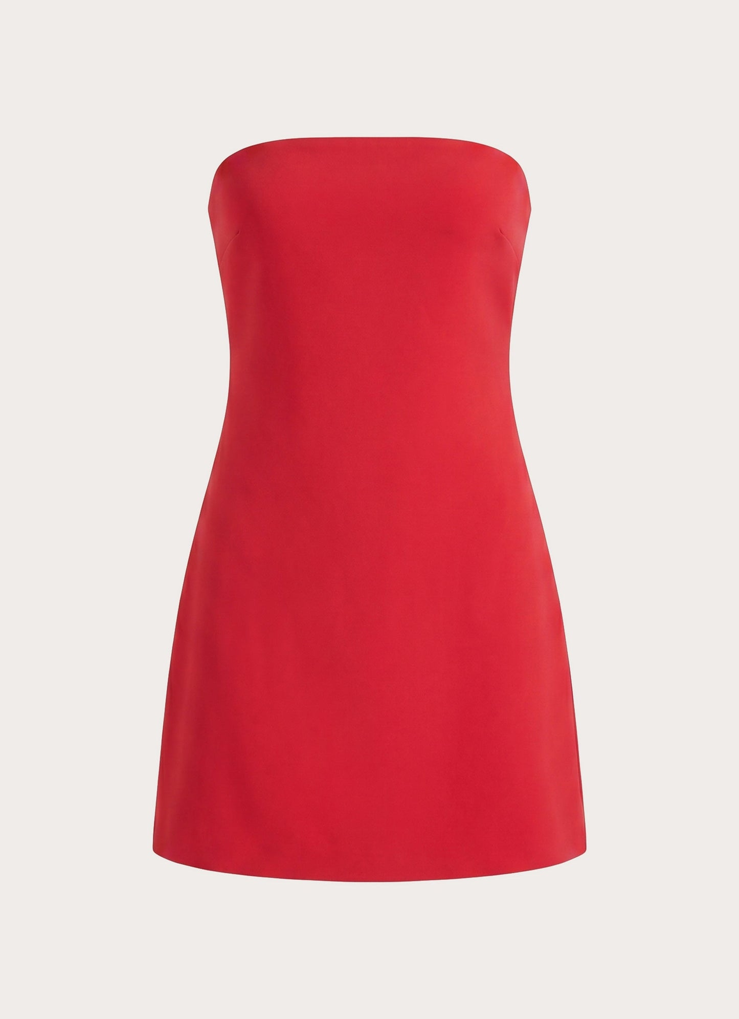 Alyse Strapless Mini Dress - Red