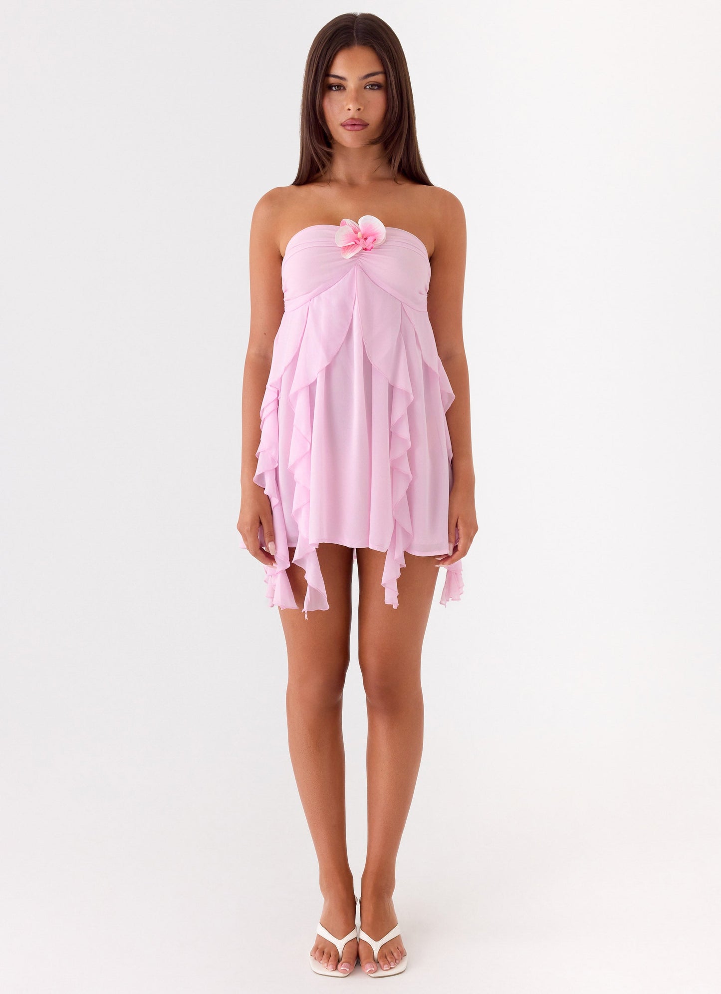 Amadine Mini Dress - Pink