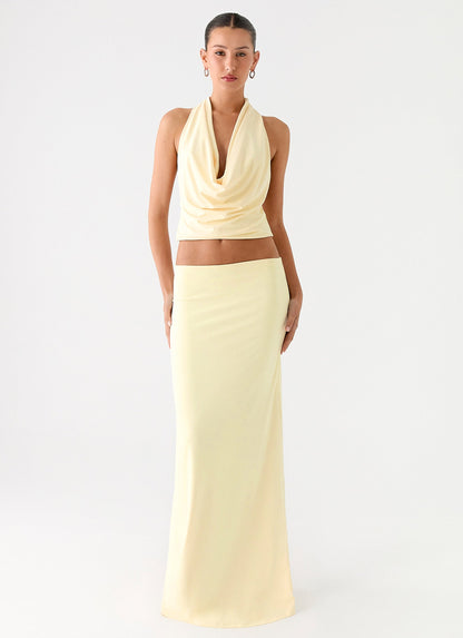 Ashi Maxi Skirt - Yellow