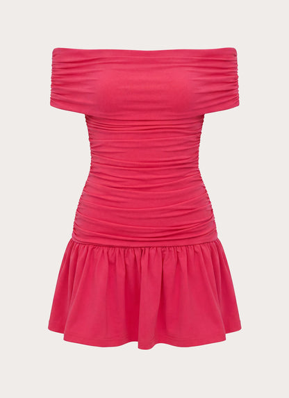 Aurenis Mini Dress - Fuchsia