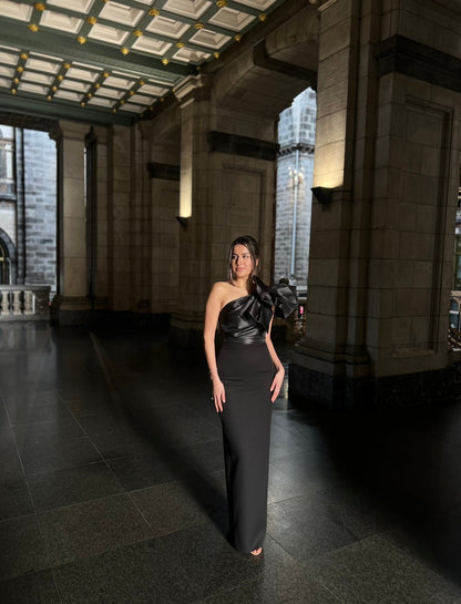 The Celine dress black