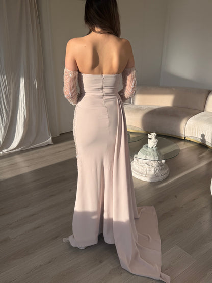 The Seda dress beige