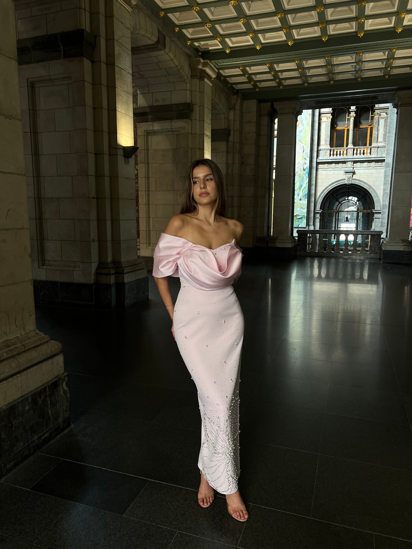 The Bloom dress pink