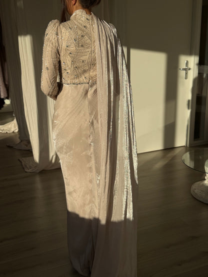 The Gül dress beige