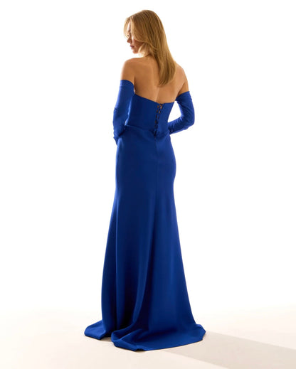 The Stella dress blue