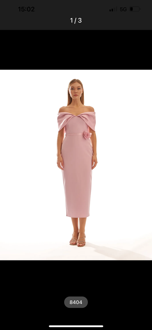 The Derin dress pink